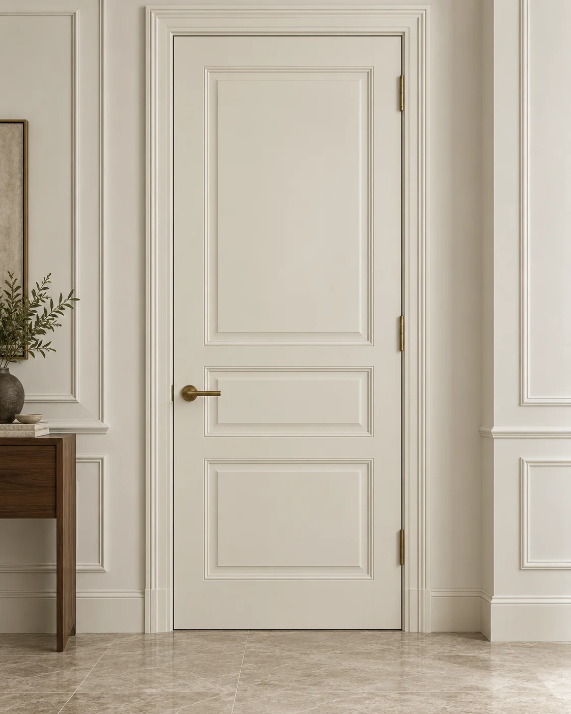 Classical panelled door